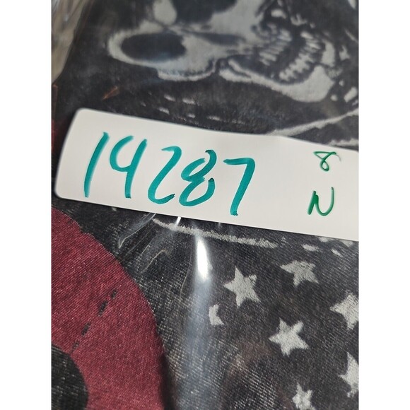 Sons Of Anarchy Shirt Mens 2XL 2014 Reaper Flag Gray Black Tie Dye Biker Club - Picture 9 of 9